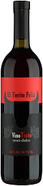 Вино El Torito Feliz Tinto Semi-Dulce 0.75 л