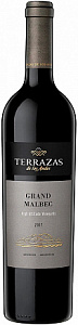 Красное Сухое Вино Terrazas de Los Andes Grand Malbec 2017 г. 0.75 л