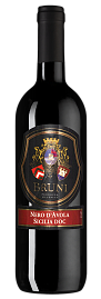 Вино Bruni Nero d'Avola 2020 г. 0.75 л