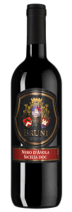 Красное Полусухое Вино Bruni Nero d'Avola 2020 г. 0.75 л