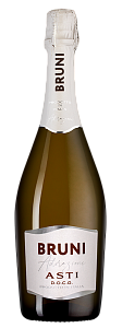Белое Сладкое Игристое вино Bruni Asti 0.75 л