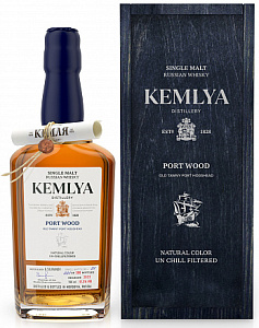 Виски Kemlya Port Wood 0.7 л Gift Box