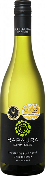 Вино Rapaura Springs Sauvignon Blanc Marlborough 2019 г. 0.75 л