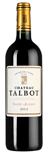 Красное Сухое Вино Chateau Talbot 2012 г. 0.75 л