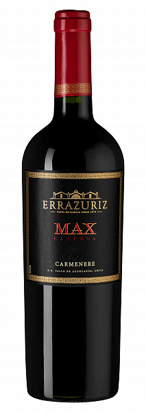 Вино Max Reserva Carmenere 2019 г. 0.75 л