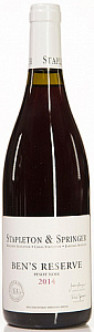 Красное Сухое Вино Stapleton & Springer Pinot Noir Ben's Reserve 2016 г. 0.75 л
