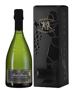 Белое Брют Шампанское Special Club Brut Grand Cru Bouzy 2014 г. 0.75 л Gift Box