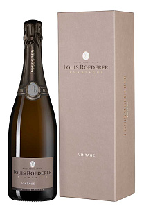 Белое Брют Шампанское Louis Roederer Brut Vintage 2014 г. 0.75 л Gift Box Deluxe