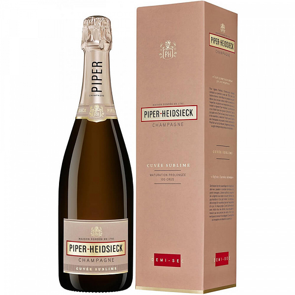 Шампанское Piper-Heidsieck Cuvee Sublime Demi Sec 0.75 л Gift Box