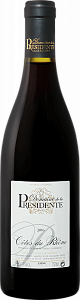 Красное Сухое Вино Domaine de la Presidente Cotes du Rhone AOC Rouge 2020 г. 0.75 л