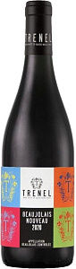 Красное Сухое Вино Trenel Beaujolais Nouveau 0.75 л