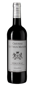 Красное Сухое Вино Chateau Le Vieux Manoir 2018 г. 0.75 л