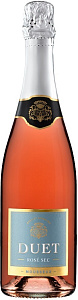 Розовое Сухое Игристое вино Duet Rosado Sec 0.75 л