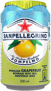Напиток S. Pellegrino Pompelmo Can 0.33 л