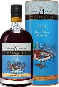Красное Сладкое Портвейн Maynard's Porto DO Colheita Special Edition 2012 Barao De Vilar Vinhos 0.5 л в подарочной упаковке