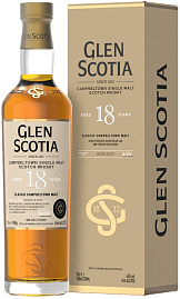 Виски Glen Scotia 18 Years Old 0.7 л Gift Box