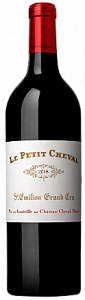 Красное Сухое Вино Le Petit Cheval Chateau Cheval Blanc 2018 г. 0.75 л