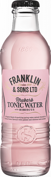 Тоник Franklin & Sons Rhubarb with Hibiscus Glass 0.2 л