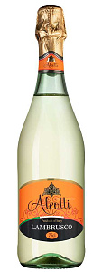 Белое Полусладкое Шипучее вино Aleotti Lambrusco dell'Emilia Bianco 0.75 л