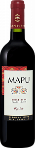 Красное Сухое Вино Mapu Merlot 0.75 л