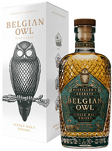 Виски Belgian Owl Single Malt Identity 0.5 л Gift Box