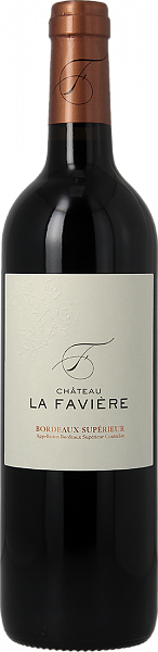Вино Bordeaux Superieur AOC Chateau La Faviere 2018 г. 1.5 л