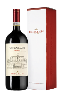 Красное Сухое Вино Chianti Castiglioni в подарочной упаковке Frescobaldi 1.5 л в подарочной упаковке