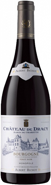 Вино Bourgogne AOC Pinot Noir Chateau de Dracy 2020 г. 0.75 л