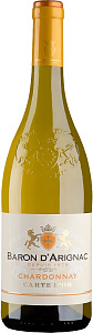 Белое Сухое Вино Baron d'Arignac Carte D'Or Chardonnay 0.75 л