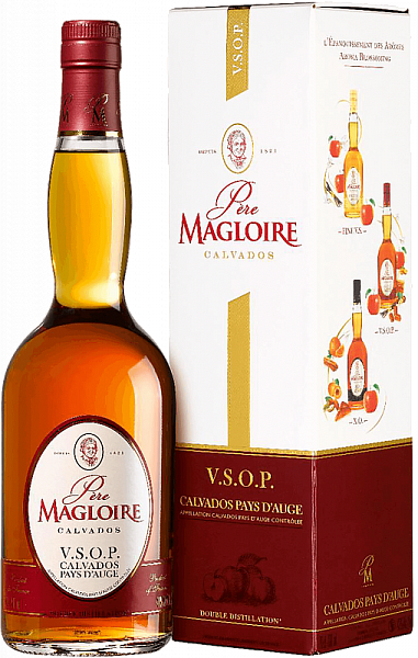 Кальвадос Pere Magloire VSOP Pays d'Auge AOC 0.7 л Gift Box