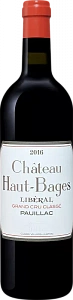 Красное Сухое Вино Chateau Haut-Bages Liberal Pauillac AOC 2016 г. 0.75 л