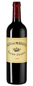 Красное Сухое Вино Clos du Marquis 2004 г. 0.75 л