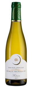 Белое Сухое Вино Chablis Premier Cru Montmains Jean-Marc Brocard 2017 г. 0.375 л