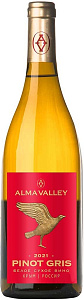 Белое Сухое Вино Alma Valley Pinot Gris 0.75 л