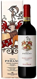 Вино Marchesi de Frescobaldi Tenuta Perano Chianti Classico DOCG 2020 г. 0.75 л в подарочной упаковке