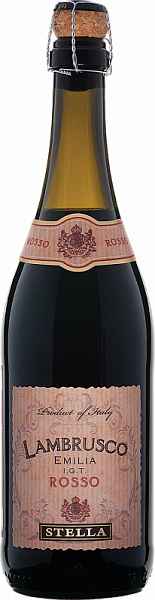 Жемчужное вино Stella Lambrusco Rouge 0.75 л