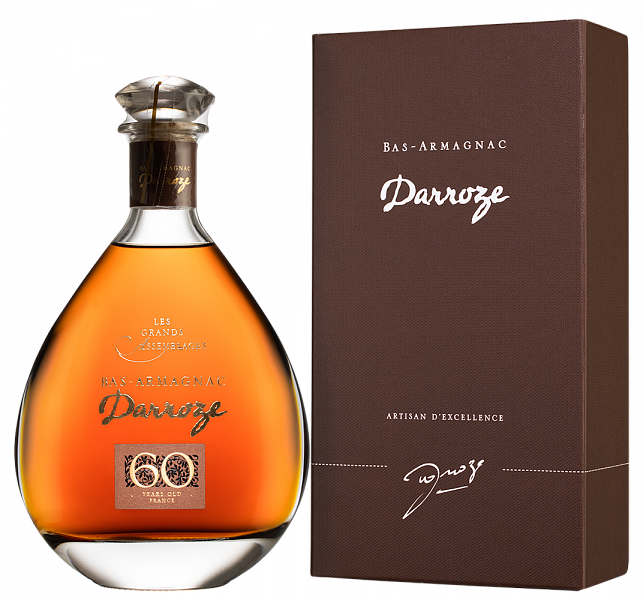 Арманьяк Darroze Les Grands Assemblages 60 Ans d'Age 0.7 л Gift Box Set 1 Decanter