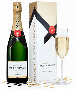 Шампанское Moet & Chandon Imperial 0.75 л Gift Box
