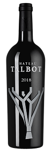 Красное Сухое Вино Chateau Talbot 2018 г. 0.75 л