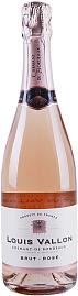 Игристое вино Louis Vallon Cremant de Bordeaux AOC Brut Rose 0.75 л