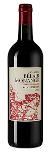 Красное Сухое Вино Chateau Belair Monange 2008 г. 0.75 л