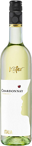 Белое Сухое Вино Kafer Chardonnay 0.75 л