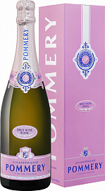 Игристое Вино Pommery Brut Rose Royal Champagne 0.75 л Gift Box