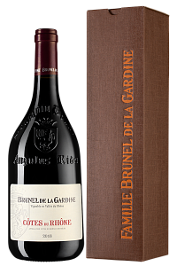 Красное Сухое Вино Cotes du Rhone Brunel de la Gardine 2019 г. 0.75 л Gift Box