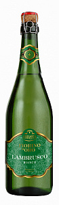 Белое Полусладкое Игристое вино Fiorino d'Oro Lambrusco Bianco 0.75 л