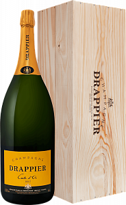Белое Брют Игристое вино Drappier Carte d'Or Champagne AOC Organic 6 л Gift Box