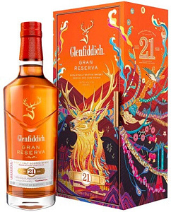 Виски Glenfiddich 21 Years Old 0.7 л в подарочной упаковке