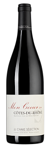 Красное Сухое Вино Cotes-du-Rhone Mon Coeur 2019 г. 0.75 л