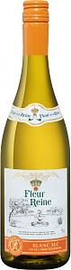 Белое Сухое Вино Fleur de la Reine Blanc Sec 0.75 л
