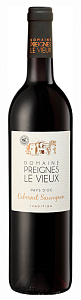 Красное Сухое Вино Cabernet Sauvignon Tradition Domaine Preignes le Vieux Languedoc AOC 0.75 л